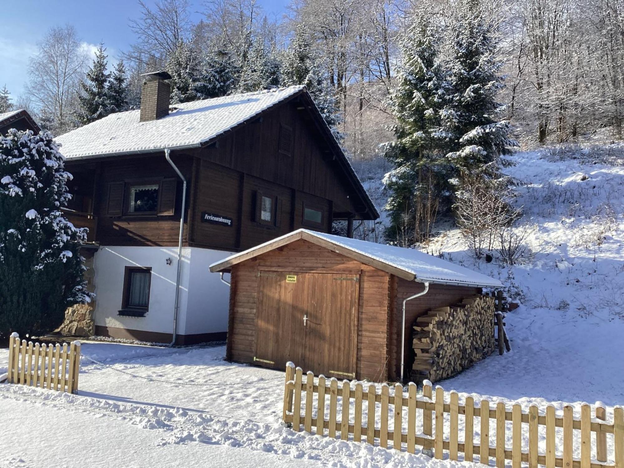 Detached Holiday Residence In The Wonderfully Beautiful Harz Kamschlacken Exteriör bild
